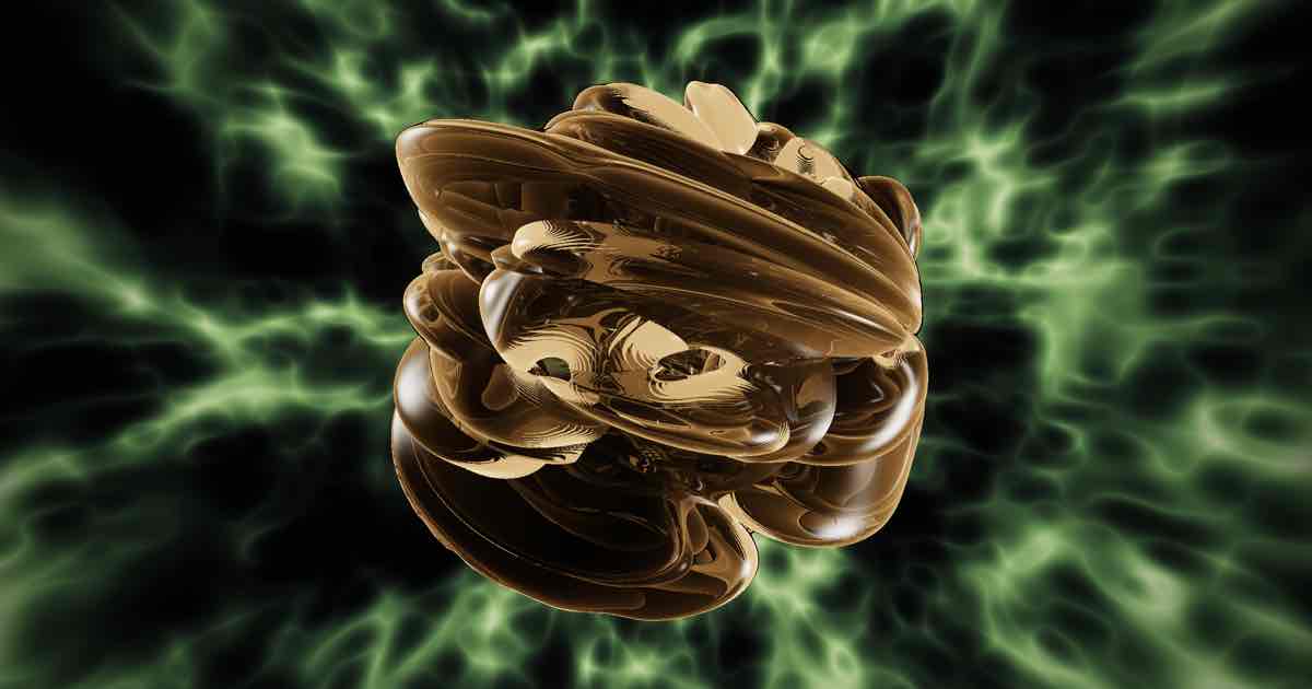 Screenshot of Nullform: A free Blender alternative for abstract 3D art. Turn dials in your browser until the glass sculpture looks right, then keep it as an 8K wallpaper or video.